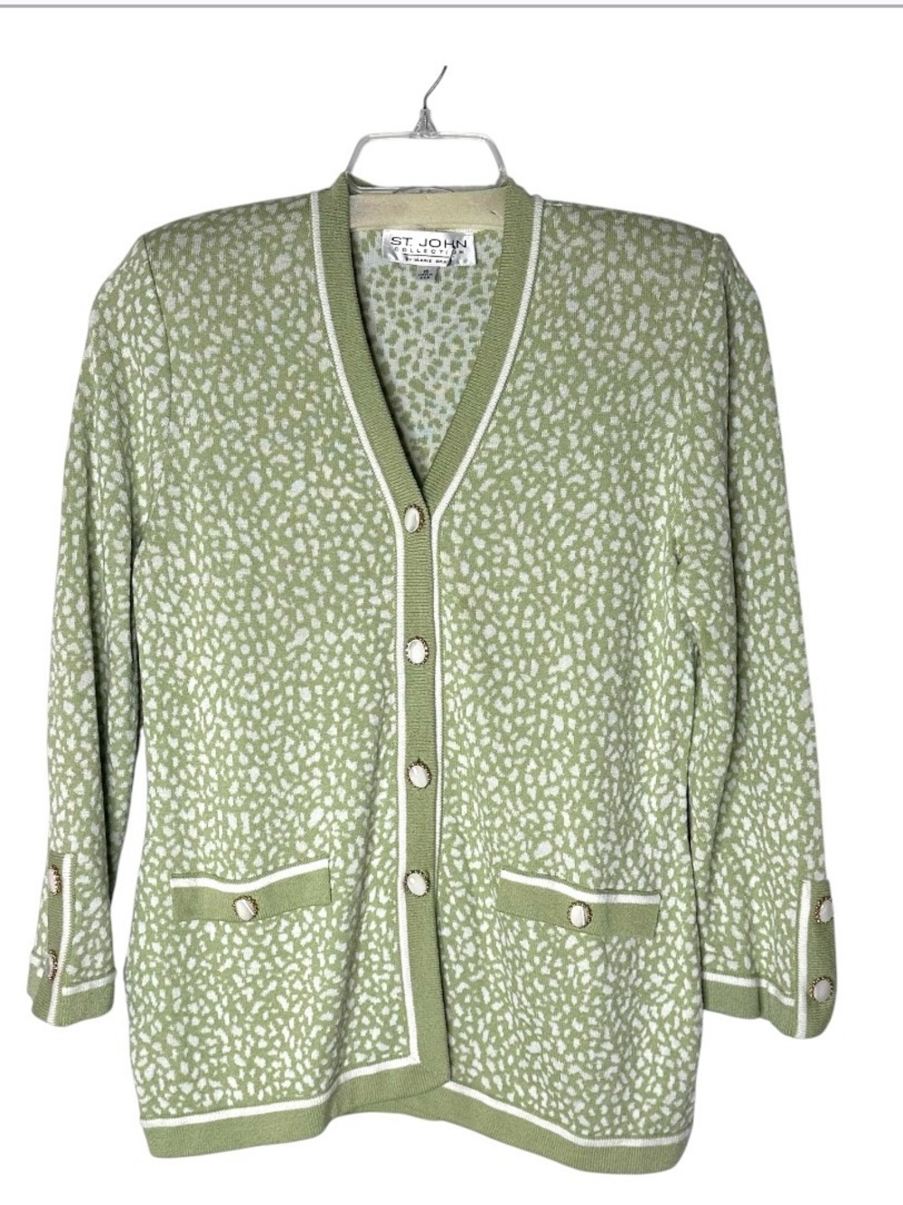 ST JOHN Knit Cardigan Blazer 10